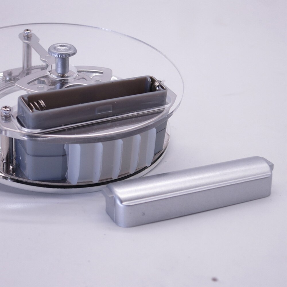 1pc Gear Wall Clock Durable Lightweight Silver Movement Gear Wall Clock for Friends Co-worker Family