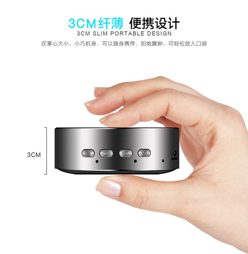 A5 Mini Draadloze Bluetooth Speaker MP3 Audio music Center Speler subwoofer Draagbare Speaker Voor MP3 Telefoon Tablet