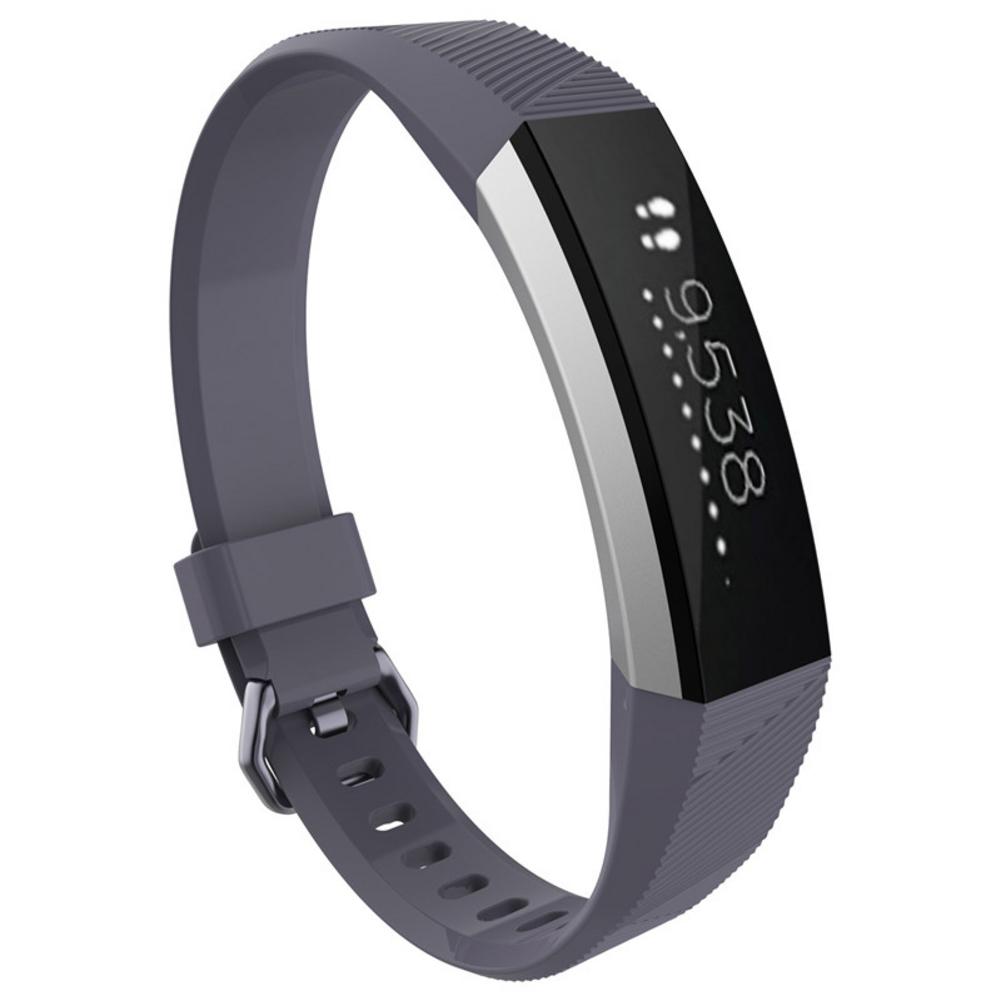 Silicone Watch Band For Fitbit Alta HR Watch Replacement Wristband Strap Classic Watchband Accessories: Gray
