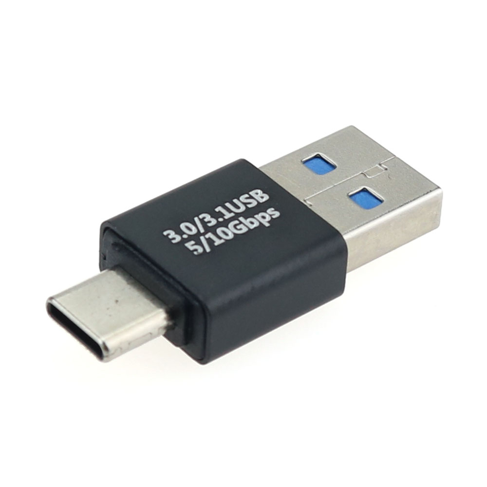 1piece USB Adapter Type C Male To USB3.0 Female USB To Type C Micro OTG Connector USB 3.0 to USB C Cable Mini Adapter Converter: Silver