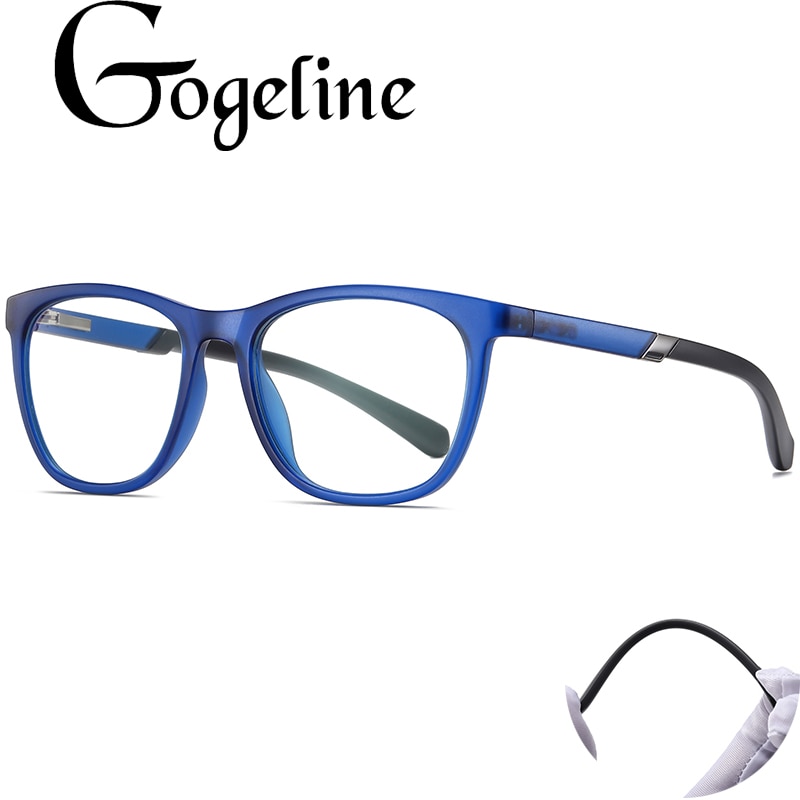 Lunettes Anti-Lumière Bleue TR90 - Cadre Carré Unisexe, Léger & Flexible, Pour Écrans (PC, Smartphone, TV)
