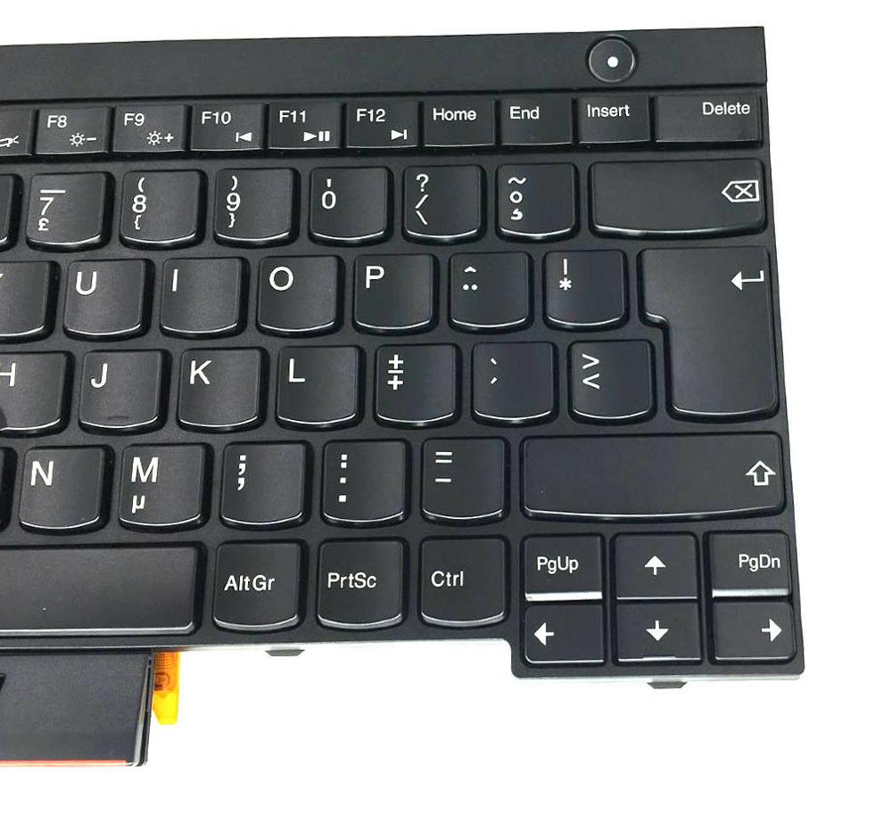 Backlit European Keyboard QWERTY 04X1382 for Lenovo for Lenovo Thinkpad T430 T430i T430s X230 X230i T530 T530i W530 L530
