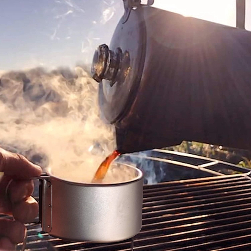 CampLeader Titan 450Ml Tasse, Camping draussen Becher für Wandern, Lager Schüssel, multi-Funktionale Reise Becher Topf