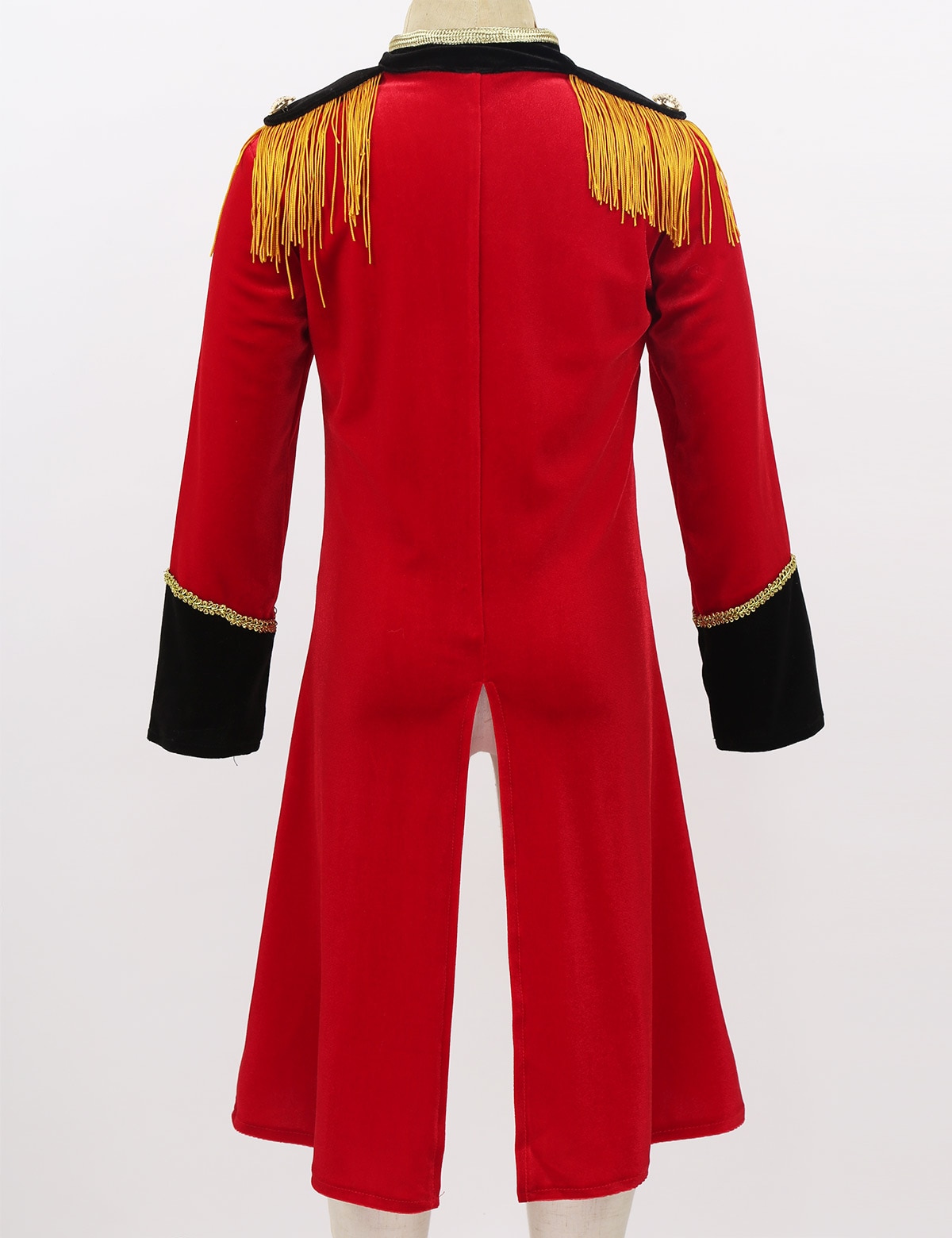 Costume da circo per bambini ragazzi giacca Ringmaster maniche lunghe colletto alla coreana giacca per bambini Halloween Cosplay Party Dress Up