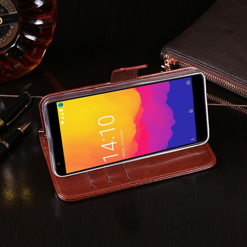 Voor Prestigio Muze U3 Lte Flip Leather Back Cover Schokbestendig Magnetische Bumper Telefoon Boek Case Op Prestigio Muze U3 Lte cover