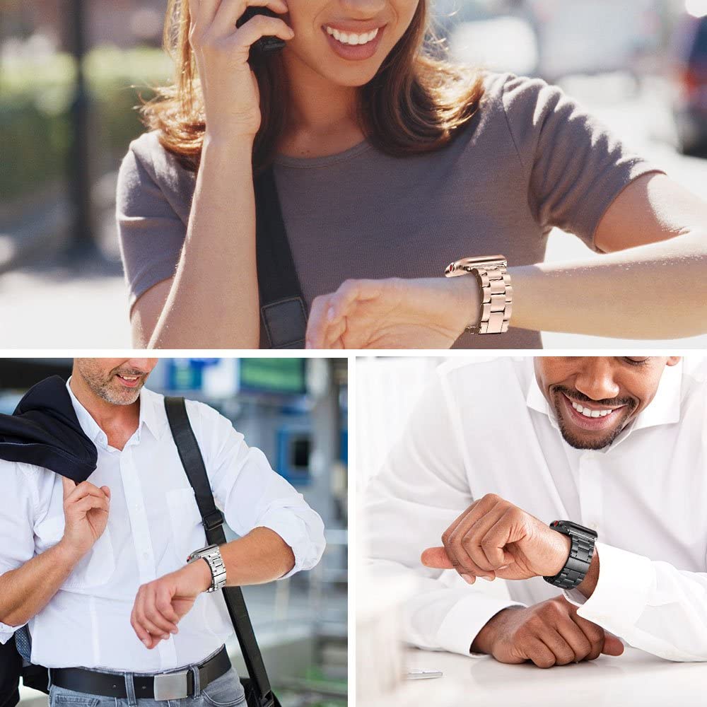 Metalen band voor Apple Watch Ultra 2 Band 49 mm roestvrijstalen armband voor iWatch 10 9 8 7 6 46 mm 42 mm 41 mm 45 mm 38 44 mm 40 mm