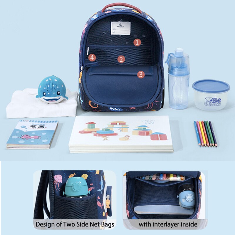 Novo à prova dwaterproof água crianças mochilas design criativo crianças mochila saco de escola para meninas dinossauro bebê mochila meninos cartable enfant