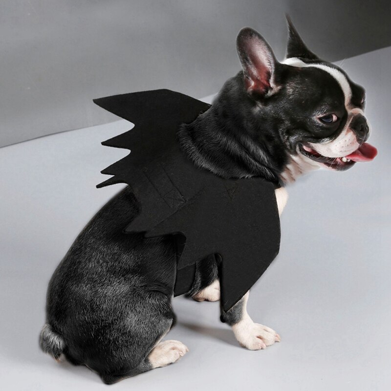 Halloween Pet Dog Cosplay Costumes Dog Cat Black Wings Cute Fancy Dress Up Halloween Pet Dog Cat Costume