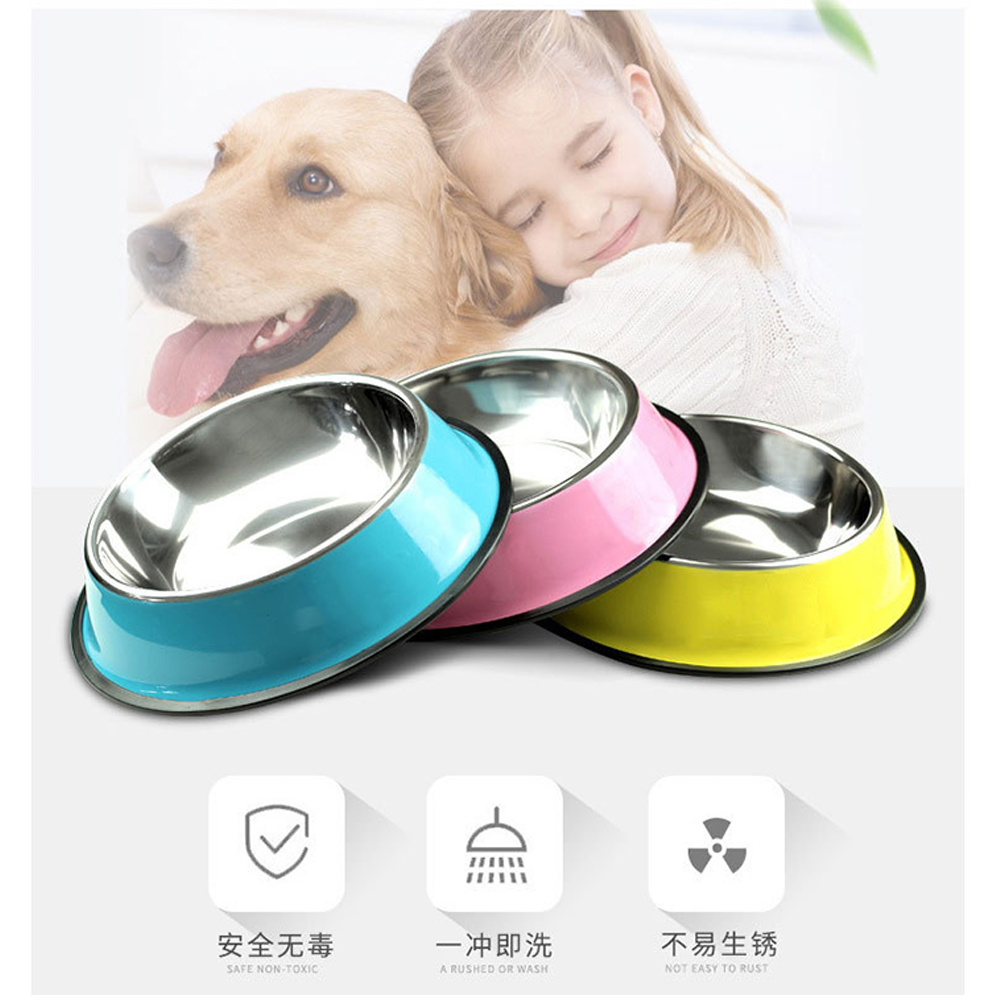 Aangepaste roestvrijstalen voerbak Kattenbak Hondenvoerbak Multi-specificatie Anti-val voerbak Voerbak Voeden Dierbenodigdheden