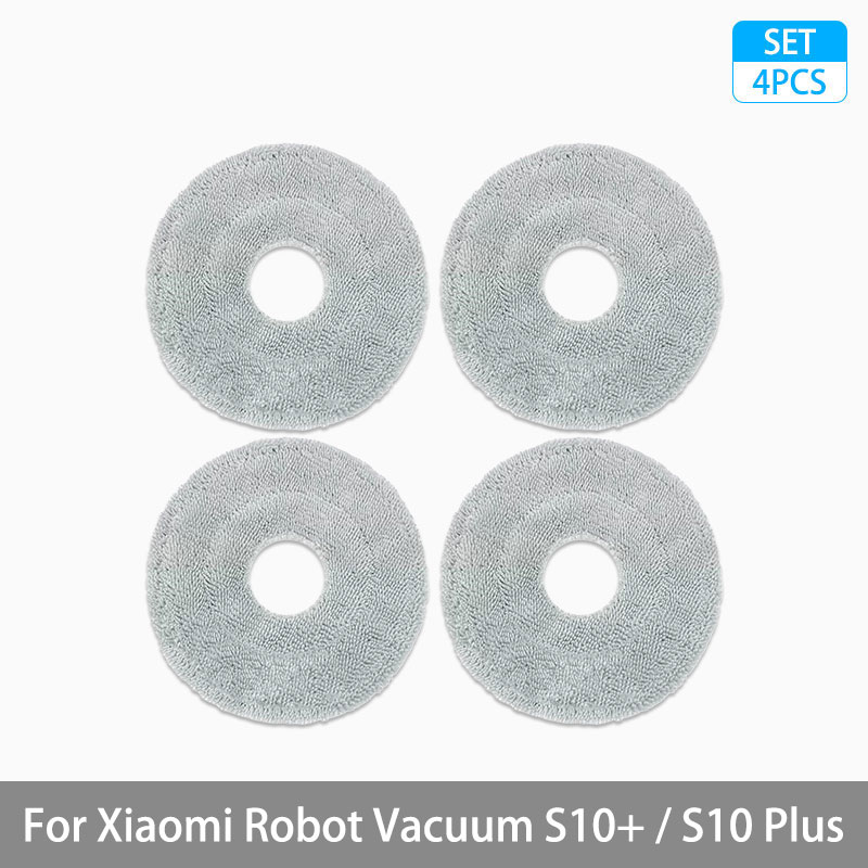Para xiaomi robô vácuo s10 +/s10 plus acessórios escova lateral principal filtro hepa mop pano pano peças de reposição: MULTI