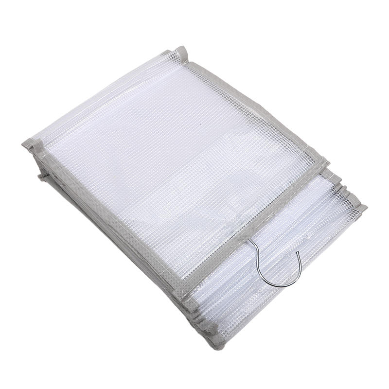 Bolsa de almacenamiento colgante para armario, organizador de armario para pantalones, calcetines, camisetas, organizador de ropa interior, bolsas colgantes, exhibición multifuncional: Gris claro / 11-15 células