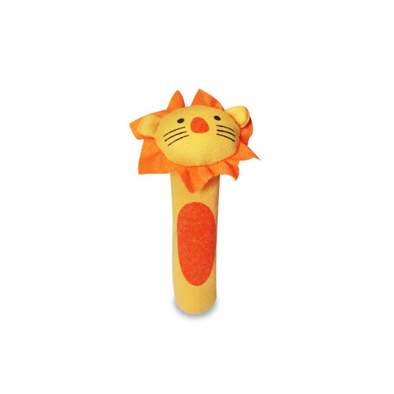 Zabawki dla niemowląt dziecko mobilne pluszowe pluszowe pluszowe paski królik grzechotki Infan dzwonki robić łóżeczka dla niemowląt zabawki 13-24 miesięcy prezent: lew