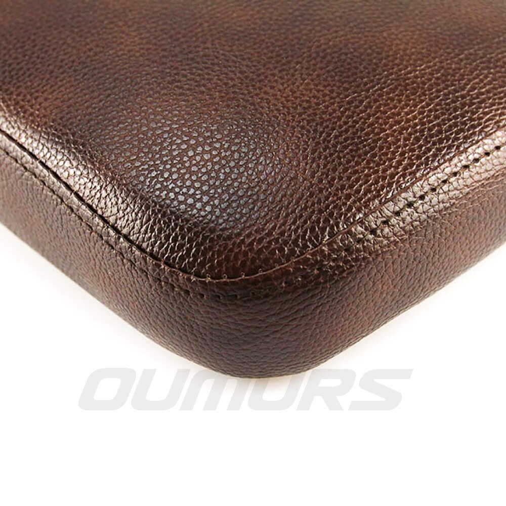 OUMURS Motorcycle Rear Passenger Cushion Pillion Seat Pad Suction Cups For Harley Dyna Sportster Softail Touring XL 883 1200