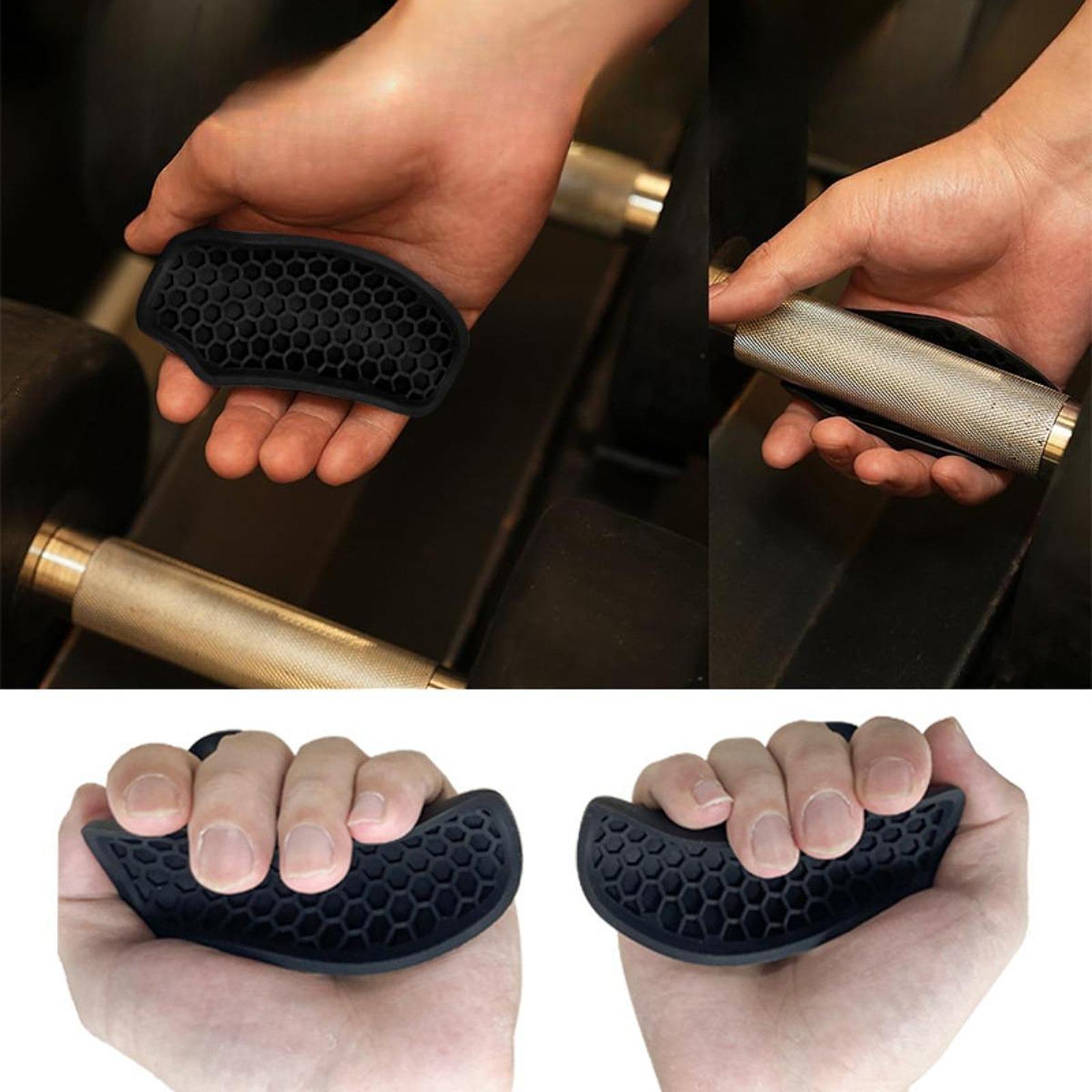 Gym Grips Fingerless Workout Gym Gloves Crosstraining Palm Grip Hand Protection Weight Lifting Grips Bodybuilding Gymnastics