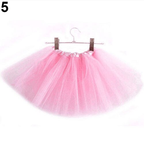 Mooie Pluizige Zachte Tulle Baby Kids Dance Tutu Rok Voor Meisje Sequin 3 Lagen Tule Peuter Pettiskirt Kinderen Dans Rok: Pink