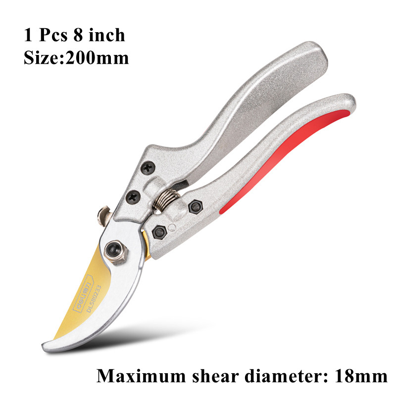 1 Pz Potatore Forbici Da Giardino Professionale affilato circonvallazione Cesoie Da Potatura rifinitore per Alberi Cesoie A Mano clipper per Attrezzi Da Giardinaggio: Oro