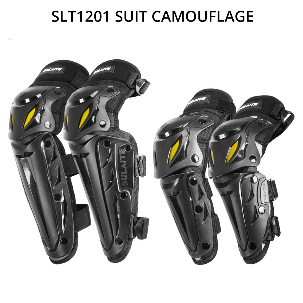 Motorcycle Protection Elbow &amp; Knee Pads Set Protector Moto Equipment For Men Moto Motocross Protective Gear Knee Guards CE: SLT1201-CF-Suit