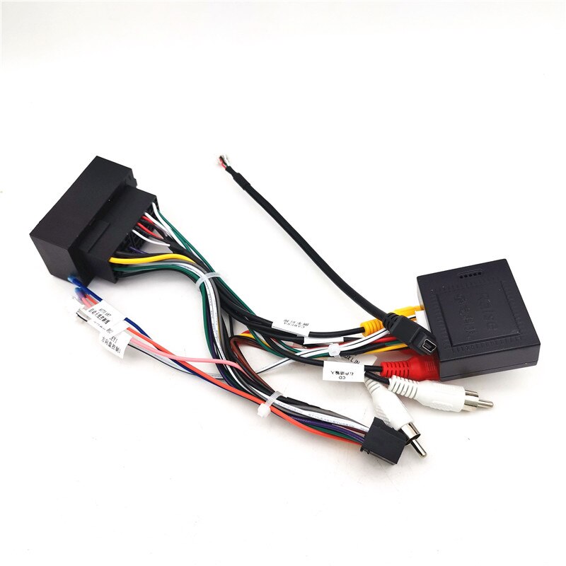 Car 16pin Android Wiring Harness With Canbus box For Jeep Cherokee 15~19/Compass(17–20)/Grand Commander/Renegade