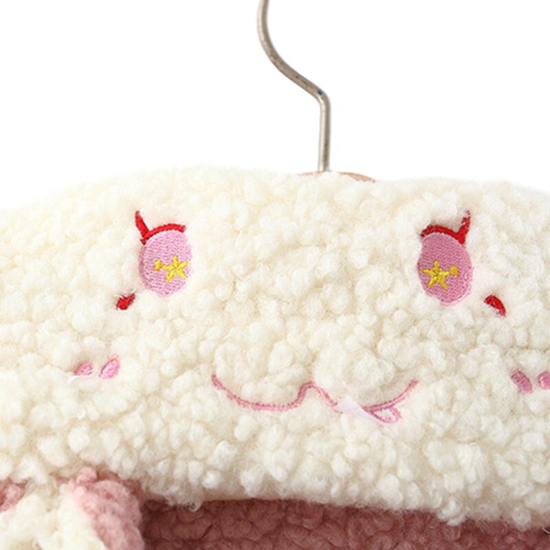 Kinderkleding Winter Baby Meisje Jas Katoen Konijnenoren Cartoon Lange Mouwen Revers Plus Pluizige Vest