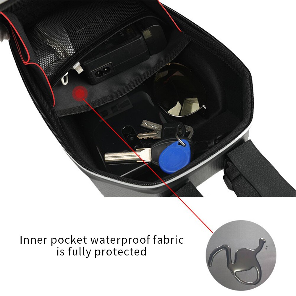 5L Elektrische Scooter Zak Skateboard Eva Hard Shell Waterdicht Ingebouwde Compartiment Opbergtas Voor Xiaomi Mijia M365