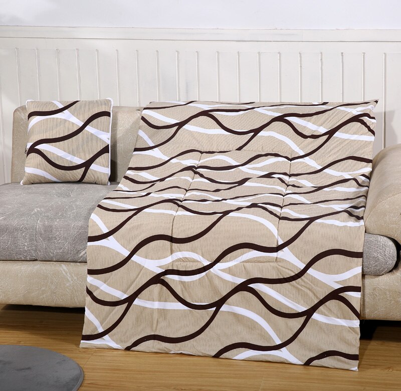 2 in 1 Herbst/Winter Faltbare Kissen Decke Patchwork Decke Decke Auto Sitzkissen Sofa Büro Nickerchen Kissen Für stühle Zurück: 08