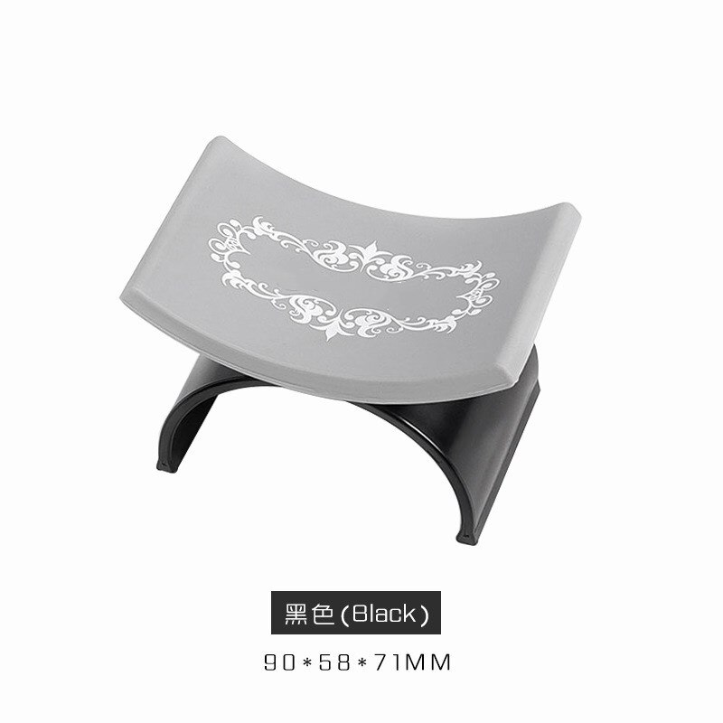 Nail Hand Pillow Hand Rests Cushion Silicone Hand Pillow Manicure Wrist Pillow U-shaped Hand Pillow for Outdoor Store Home Nail: Black