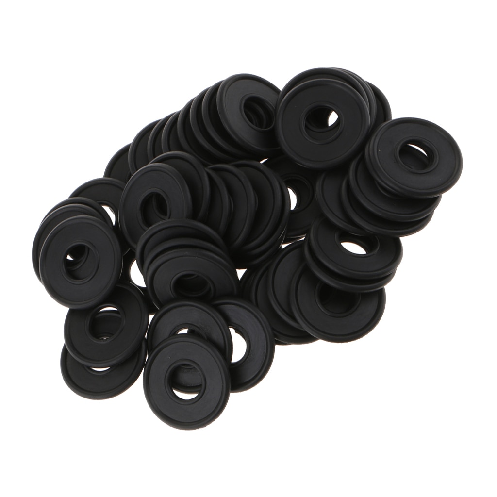 50pcs Engine Oil Drain Plug Rubber Crush Washer Seal O-Ring Gasket for GM Saturn