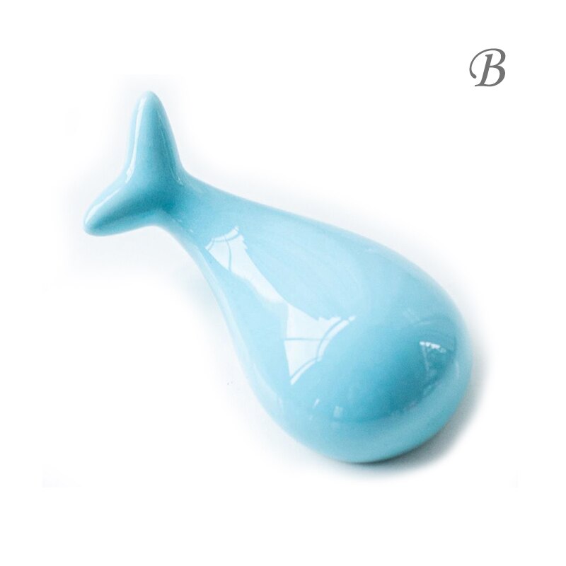 3*3.5*7cm Karikatur Keramik Essstäbchen Halter Wal Form Essstäbchen Matte Küche Kunst Handwerk Geschirr Essstäbchen Stand: B