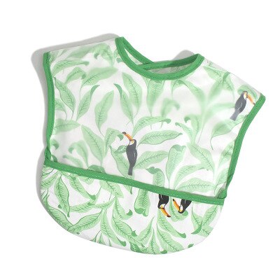 Pudcoco Zuigelingen Baby Jongens Meisjes Feeding Spuugdoekjes Slabbetjes Schort Waterdichte Eva Lunch Bib Cartoondruk Slabbetjes: E