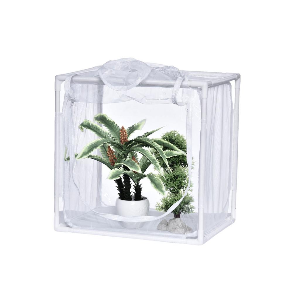 Mini Plant Greenhouse PVC Multifunctional Plant Insulation Shed Insect Proof Tent Insect Breeding Cage Indoor And Outdoor