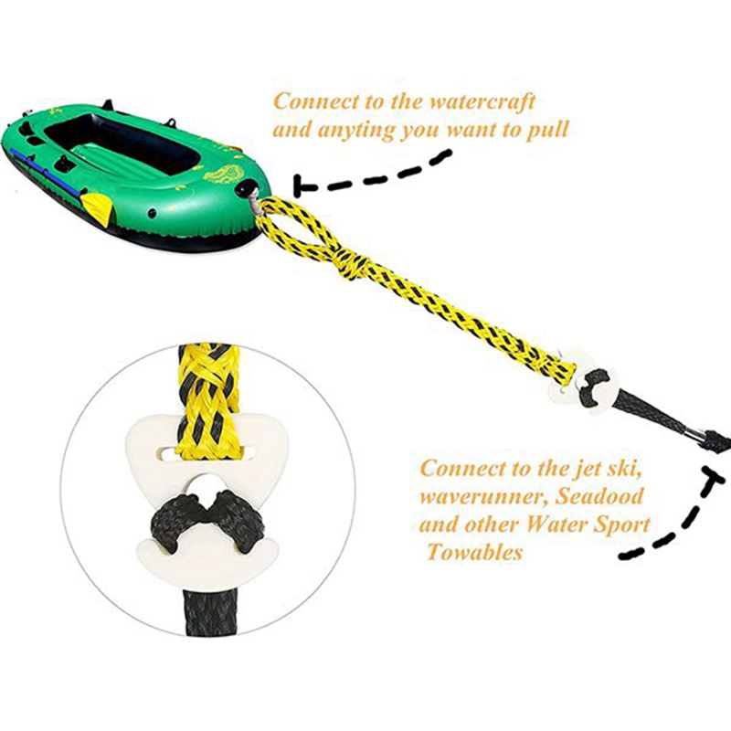 18Ft Boat Tow Harness For Towing 4 Rider Towable Tube, Water Ski, Wakeboard