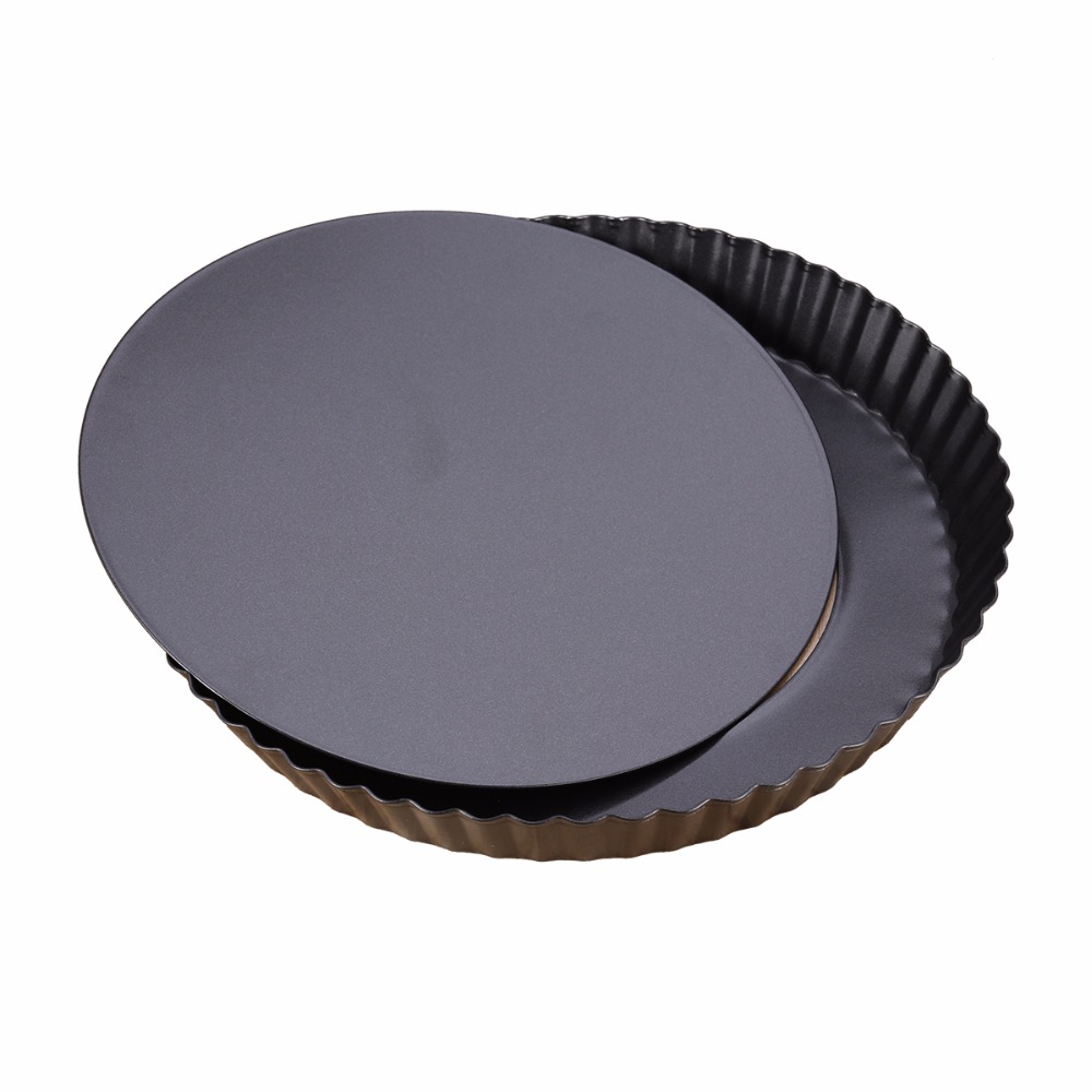 9 Inch Non-stick Pizza Pan Quiche Pan With Removable Bottom Removable Loose Bottom Quiche Pan Tart Pie Pan