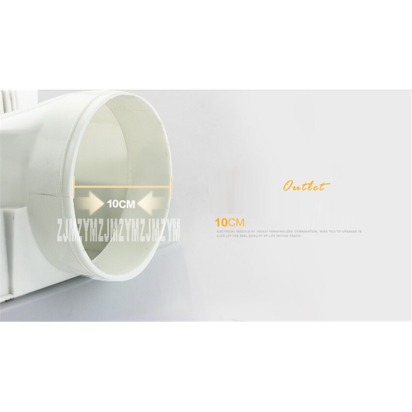 Mini ventilador de escape para ventana de pared, dispositivo de ventilación de 1,28 m/s para baño, cocina, inodoros, instalación de 220V, H007-2