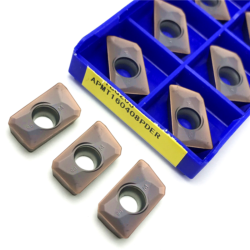 APMT1135PDR APMT 160408 PDER YBG205 inserti in metallo duro originali Zcc.ct Lavorazione dell'acciaio Utensile per tornitura di fresatura di alta qualità