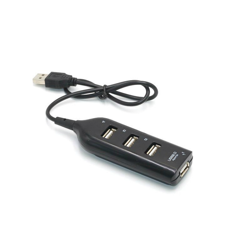 Usb 2.0 høyhastighets usb hub 4 port splitter usb adapter mini hub socket for pc laptop bærbare datamaskin windows mac