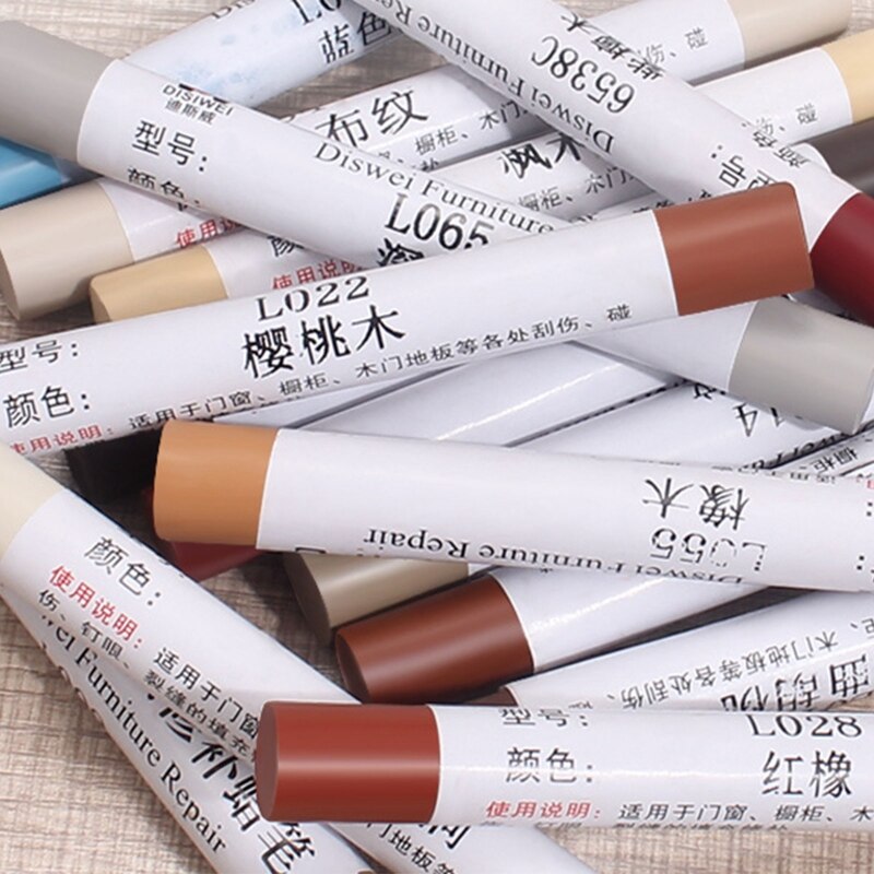 Wax Wooden Furniture Floor Repair Pens Damaged Scratch Wood Repair Crayons Scratching Post Repair Materials