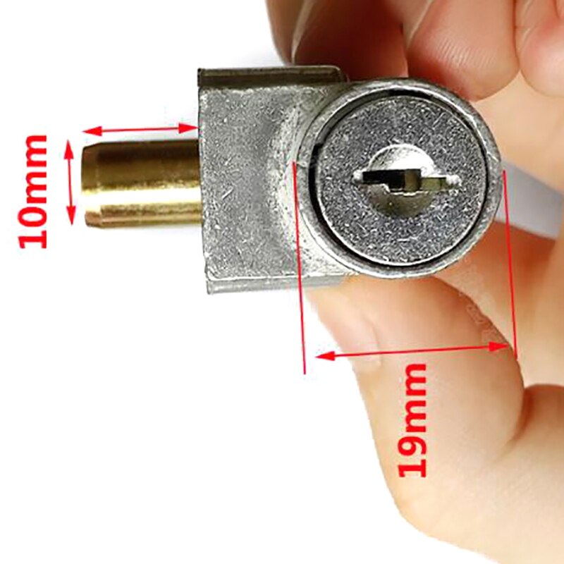 Contactslot Batterij Safety Pack Box Lock + 2 Sleutel Voor Motorfiets Elektrische Fiets Scooter E-Bike