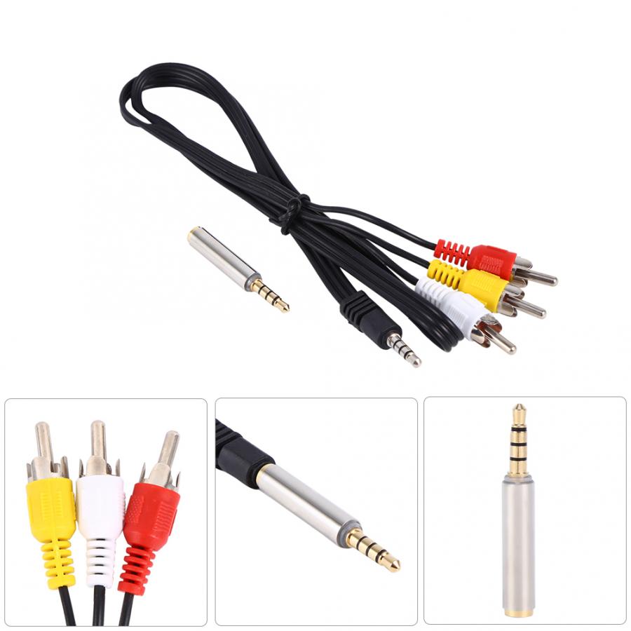 AV Cable de Video AV Cable para Raspberry Pi 2 Modelo B, modelo B + enchufe y Cable AV Cable de Video AV Cable