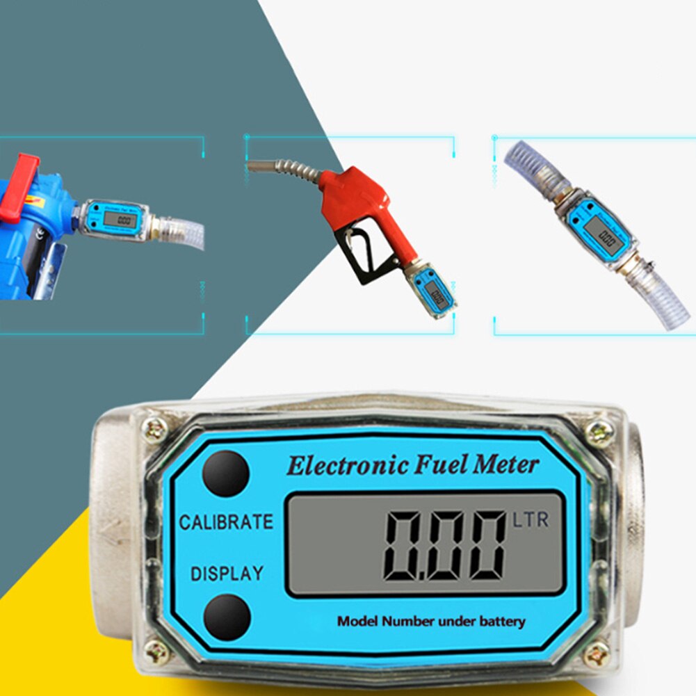 K24 Gereedschap Verstelbare Multipurpose Bedienen Digitale Display Hoge Nauwkeurigheid Draagbare Aluminium Flow Meter Elektronische Lcd