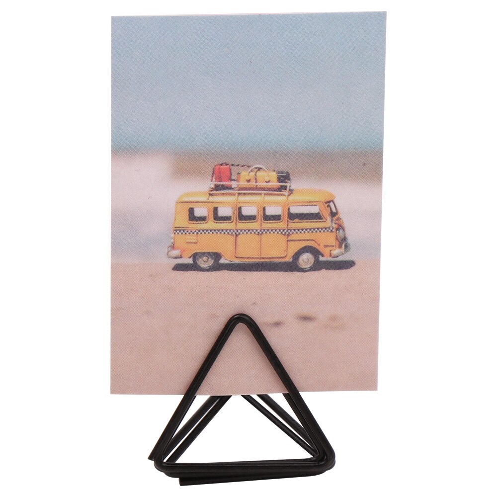 1PC Metal Table Numbers Holder Stands Name Seating Labels Placecard Clip Wedding Party Photo Picture Cards Display Stand