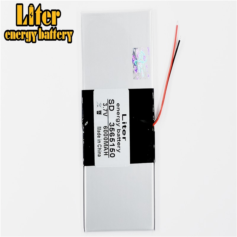 tavoletta PC capacità della batteria 3565150 3.7V 3465150 6000mA Universale Li-ione batteria per tavoletta pc 7 pollici 8 pollici 9 pollici 10 pollici 11 pollici