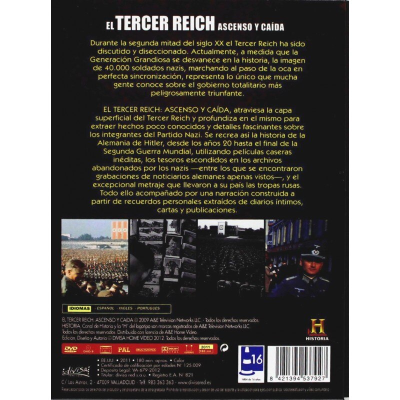 Het Derde Rijk Opkomst En Ondergang Dvd Grandado