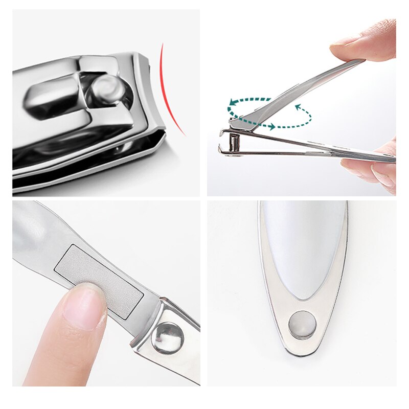 Roestvrij Staal Nagelknipper Manicure Tool Nail Cutter Professionele Nagel Snijden Nail Trimmer Schaar Nail Tool