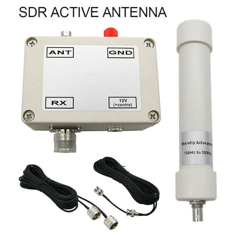 Portable Mini Whip Active Antenna Assembled in Box HF LF VLF Mini-whip Sdr RX