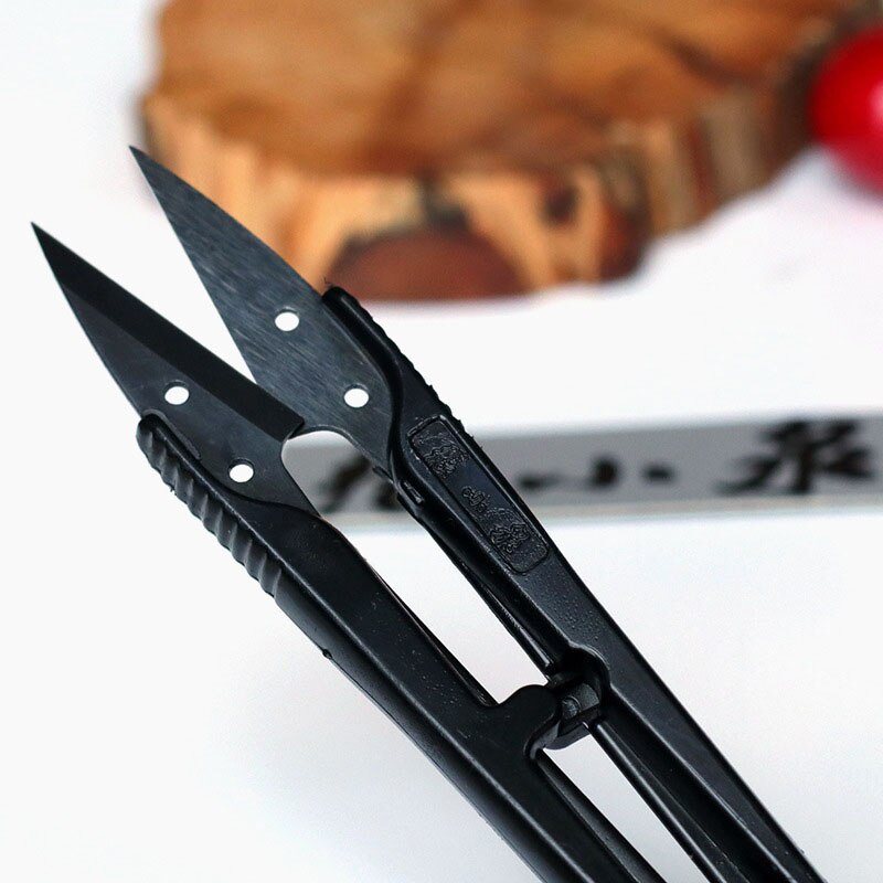 Durable U Scissors Sewing Embroidery Yarn Scissors Cutter Steel Clipper Nipper U Shape Thrum Scissors Trimming Scissor Tool