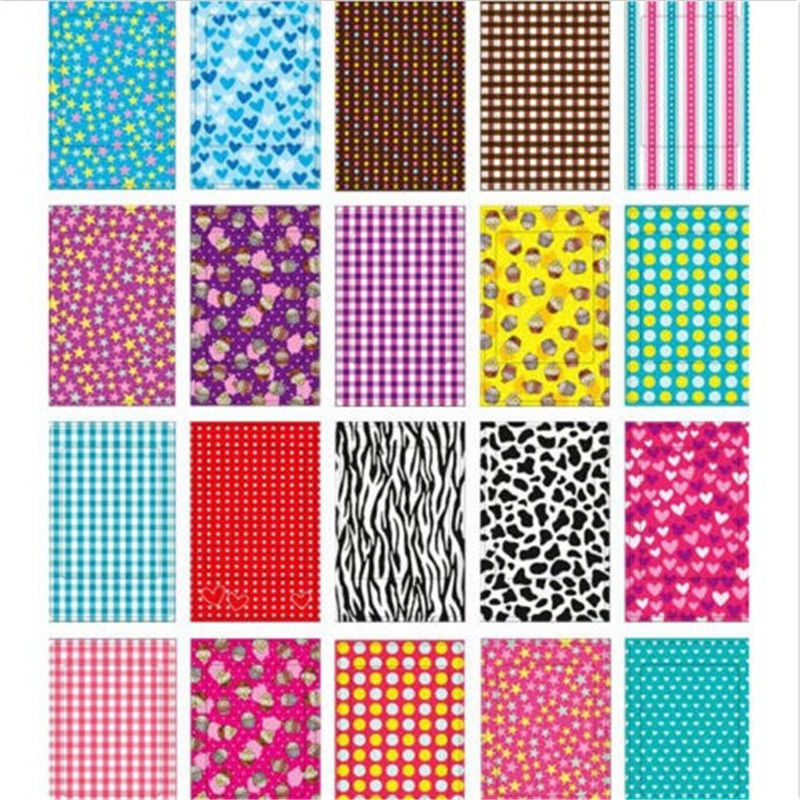 20X colorido revestimiento para manualidades Polaroid Washi adhesivos para decoración de fotos cinta de papel