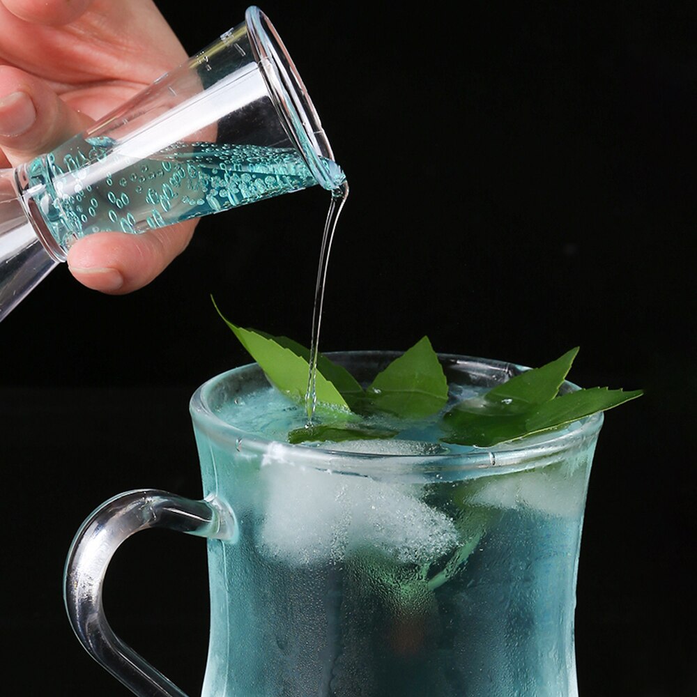 Taza medidora para coctelera, herramienta de cocina para Bar, vaso medidor de Alcohol y bebidas, 10/20ml o 20/40ml