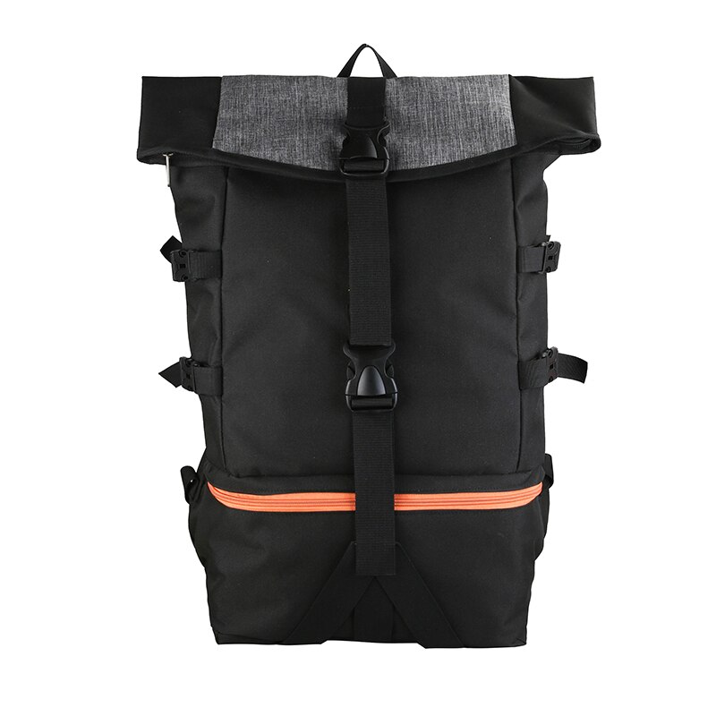 Large Capacity Men's Sports Backpack Mechanical Style Travel Big Bags Trend School Backpack for Teenagers Male Backpack: Orange