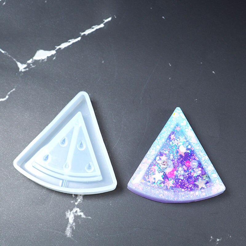 Shake Ice Cream Charm Silicone Mold Drippy Popsicle Resin Mold Star Bear Key Chain Mold Cute Craft Resin Supplies 1pc: 6