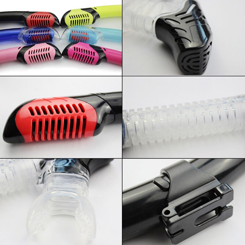 Universal Security Silicone Diving Snorkel Scuba Swimming Mouthpiece Tube Full Dry Air Breathing Outdoor Sea Swim Accessories